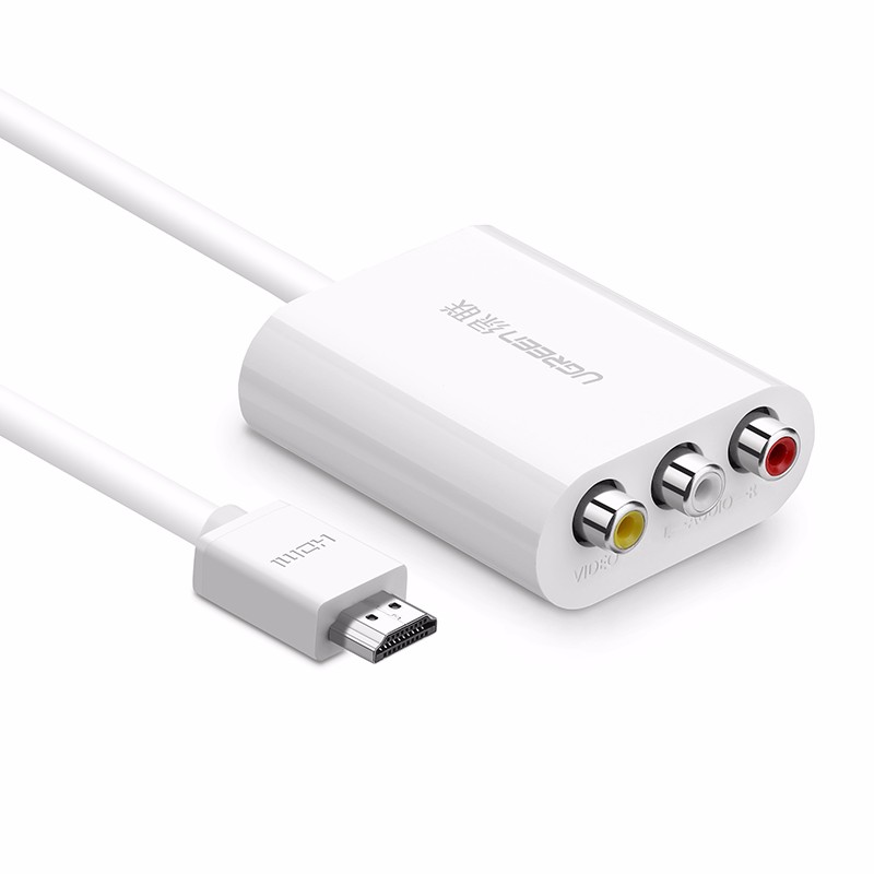 恒行6HDMI转AV线转换器,支持1080P高清