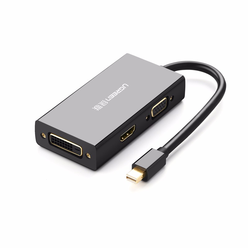恒行6minidp转hdmi/vga/dvi三合一转换器