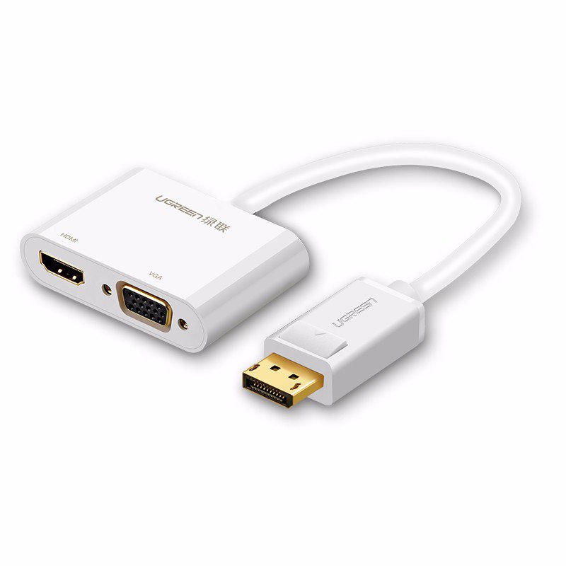 恒行6 dp转vga/hdmi转换器电脑显卡接显示器displayport高清转接头