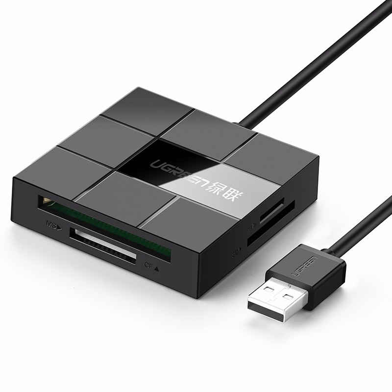 恒行6 SD/TF/CF/MS多合一读卡器