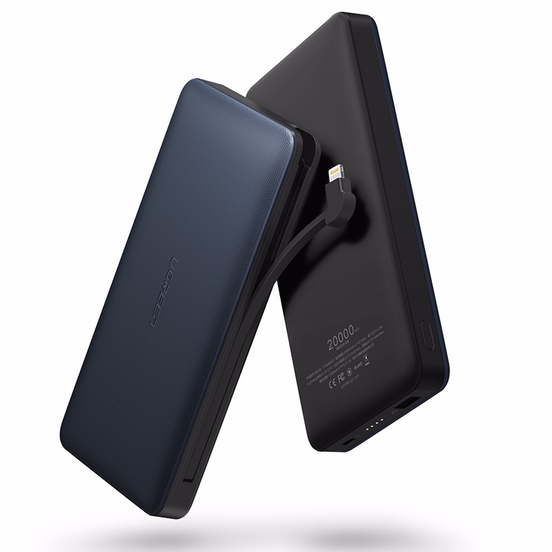 恒行6苹果移动电源，20000毫安自带iPhone8X数据线
