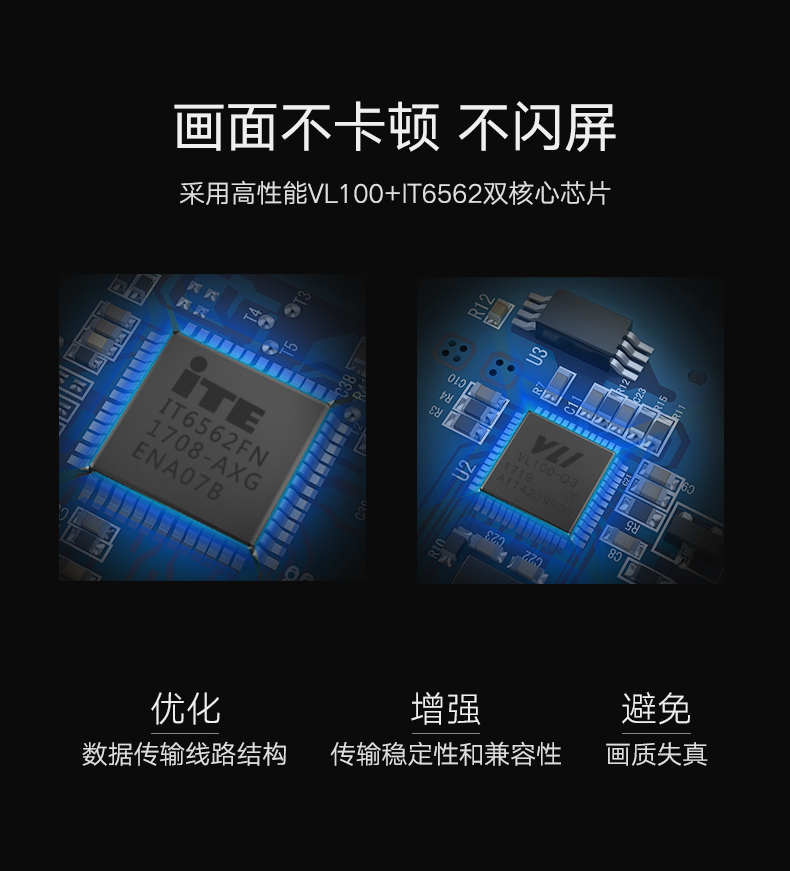 恒行6Type-c转HDMI+VGA，Mate10苹果笔记本投影仪转换器