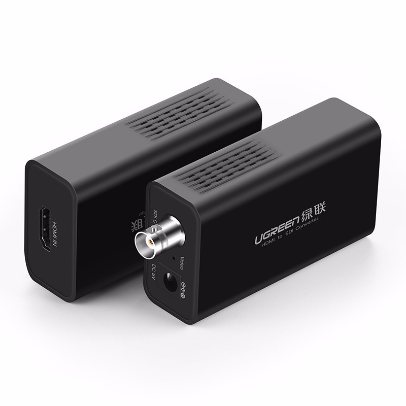 恒行6HDMI转SDI转换器，高清监控器HDMI信号转3G/SD/HD-SDI