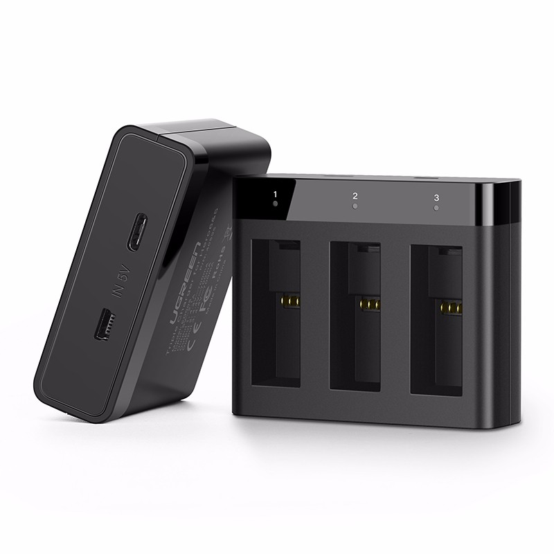 恒行6gopro电池充电器，hero5/6相机通用双充三座充电器