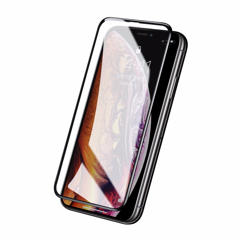 恒行6iPhone x/xs/max钢化膜，全屏蓝光防爆玻璃手机贴膜