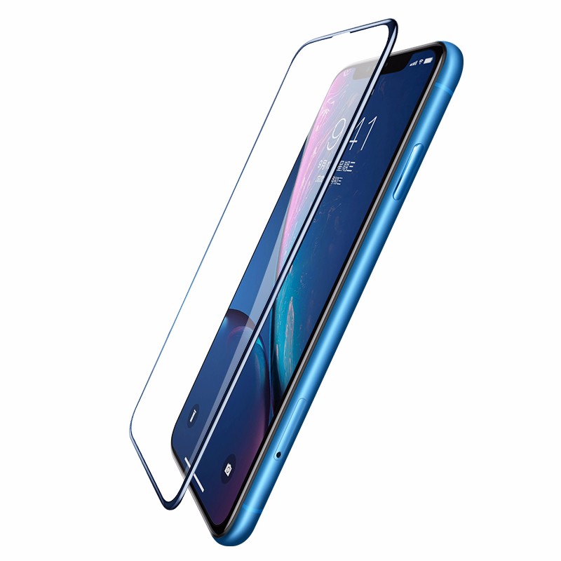 恒行6iPhone xr钢化膜，9D全屏蓝光防爆手机贴膜
