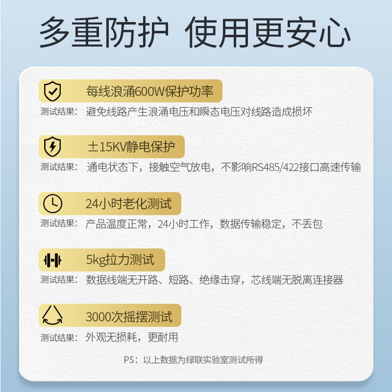 恒行6usb转rs485/422串口线，电脑九针工业串口线