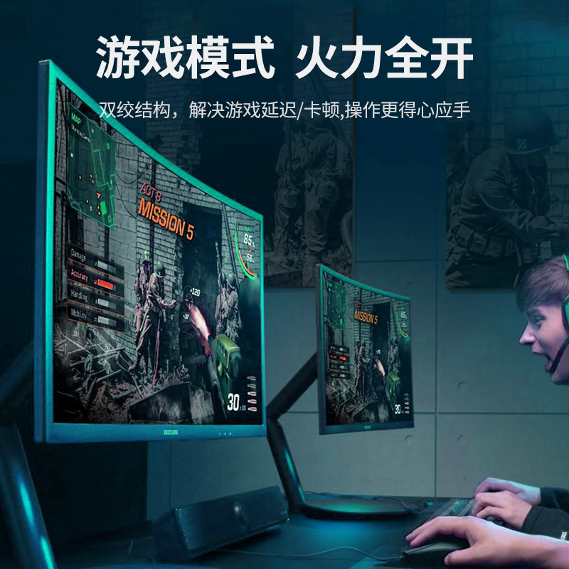 恒行6cat7七类万兆网线棉网编织款
