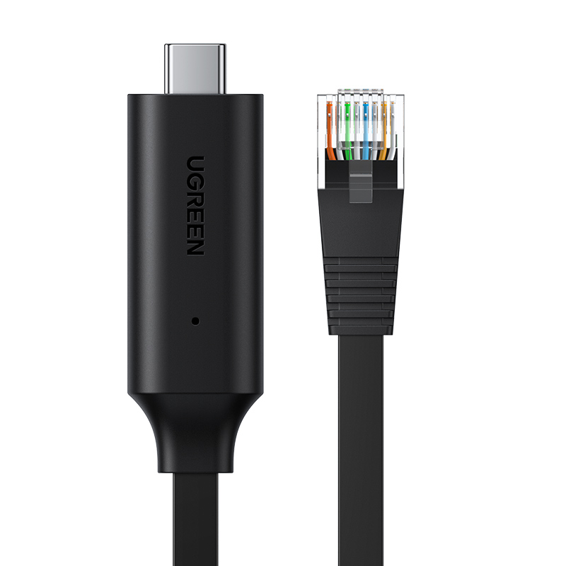 恒行6type-c转RJ45 console网络调试线