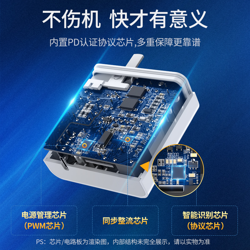 恒行6PD65w充电器适用MacBook小米