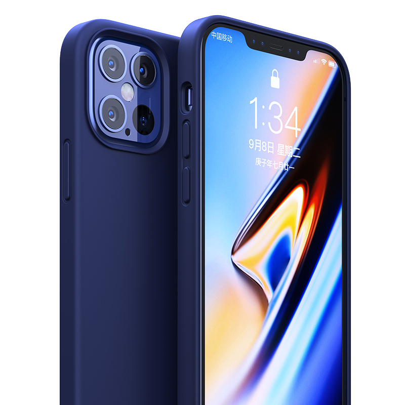 恒行6iPhone12手机壳液态硅胶壳