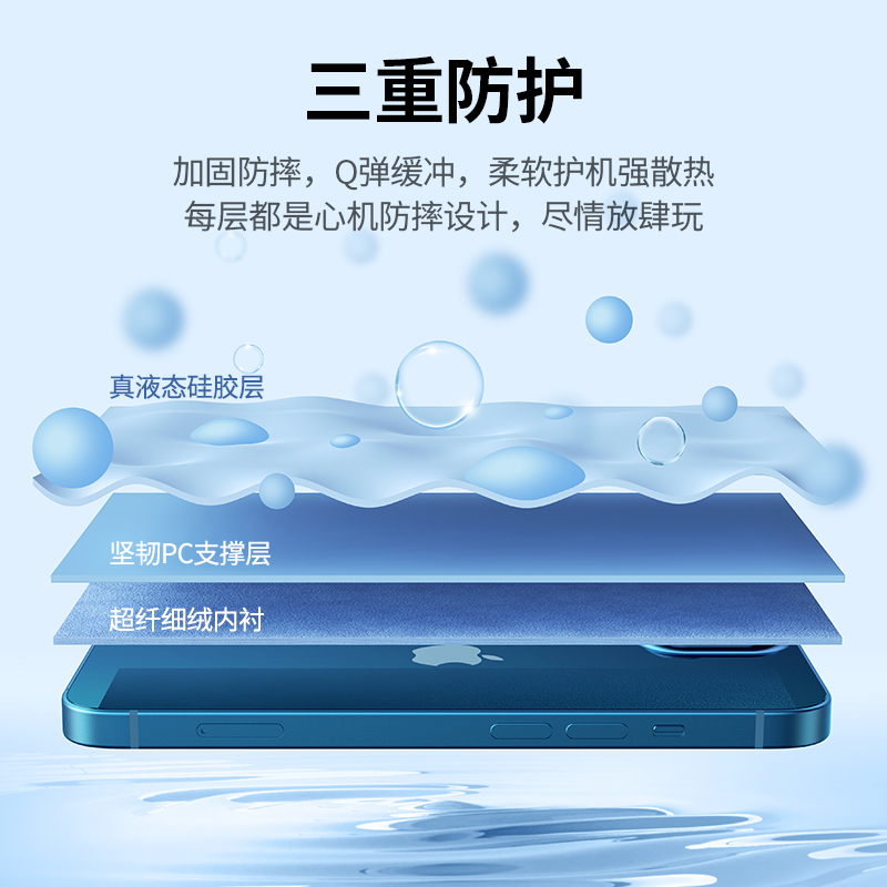 恒行6iPhone13液态硅胶手机壳