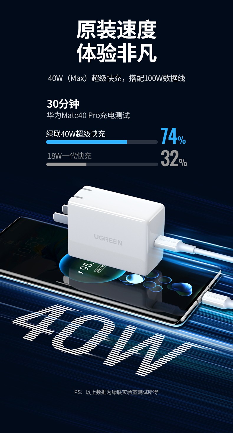 恒行640w超级快充充电器