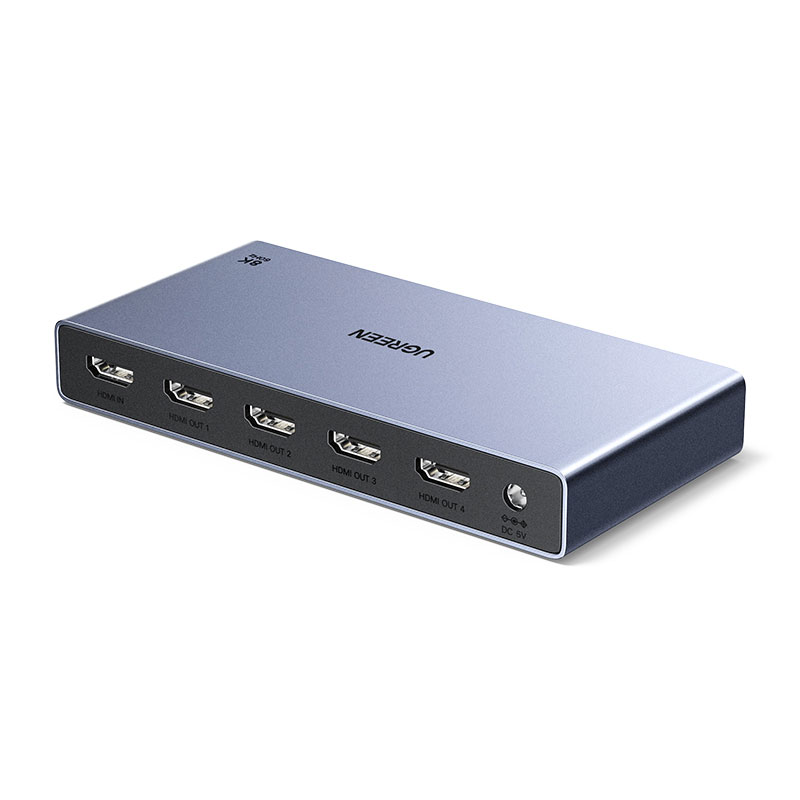 恒行6HDMI2.1分配器 8K60Hz/4K240Hz 一进四出 高清分屏器