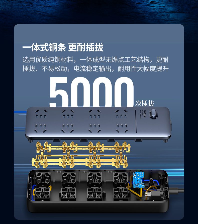 恒行6CD301 加粗1.0mm²铜线芯 低发热