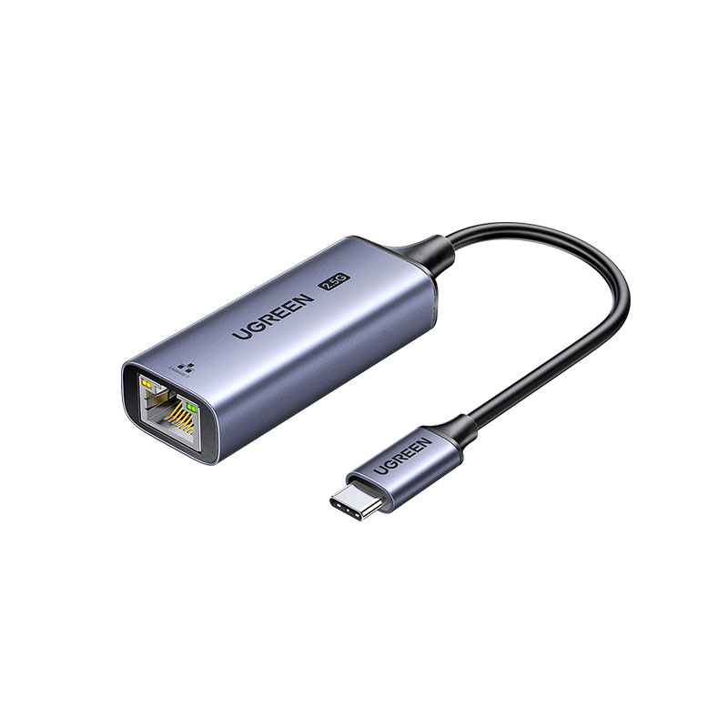 恒行6Type-C转2.5G有线网卡 Type-C转RJ45外置网卡