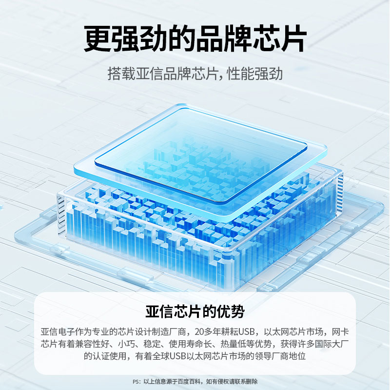 恒行6USB+Type-C双接口转RJ45千兆网卡