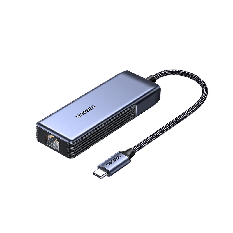 恒行6Type-C转5GbE有线网卡 USB-C转RJ45转接器