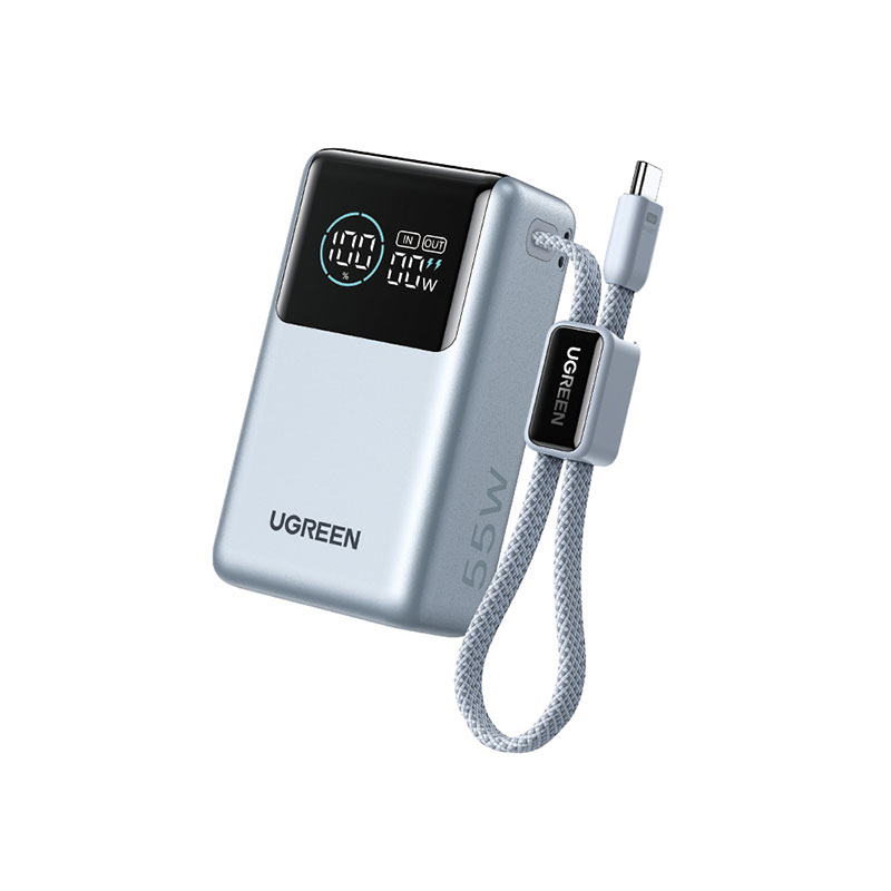 恒行6能量湃Pro 55W充电宝 自带线10000mAh