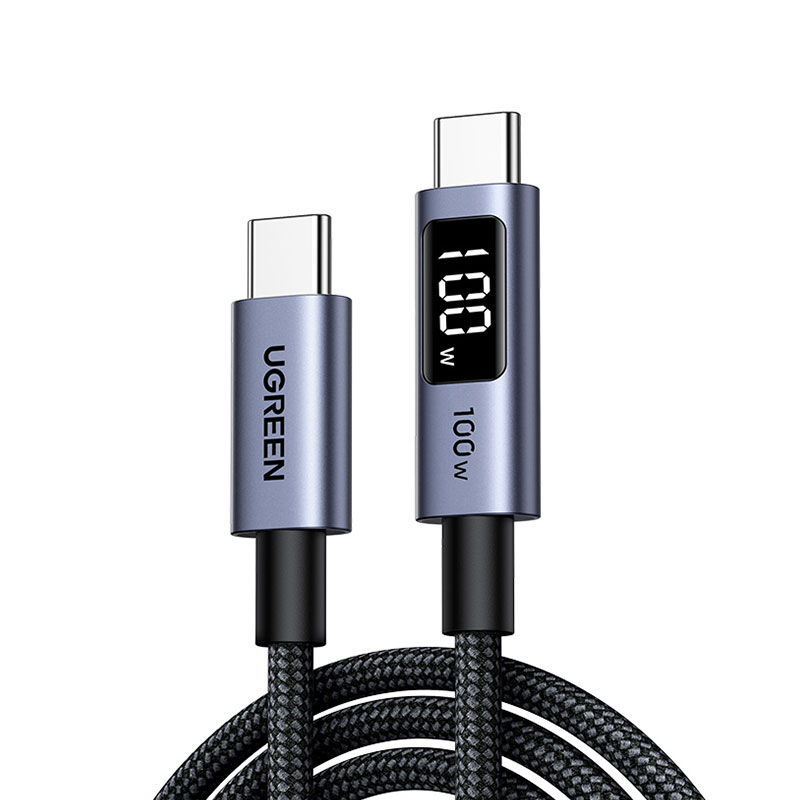 恒行6PD100W数显双头 Type-C 数据线