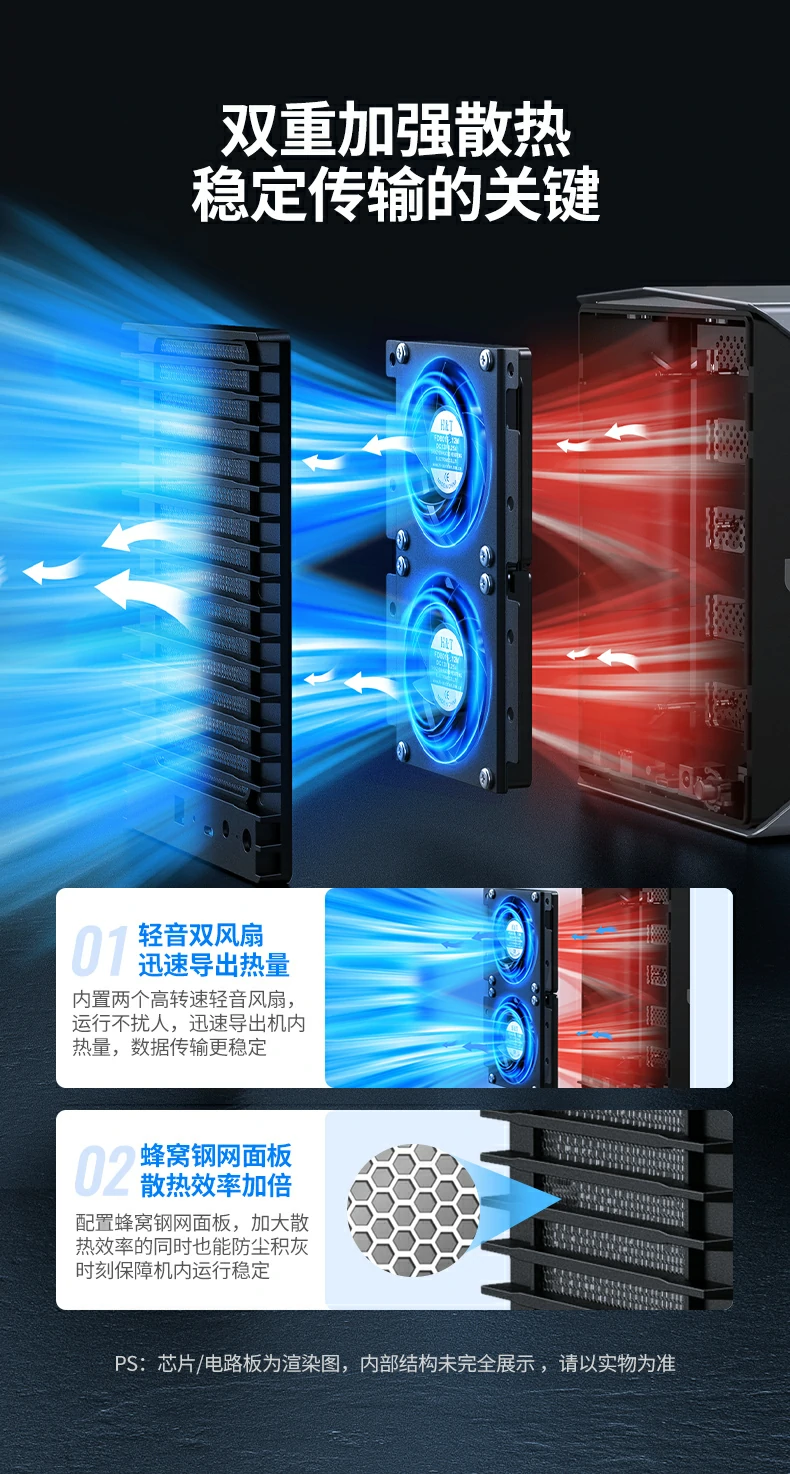 恒行670441阵列盒高效散热系统展示