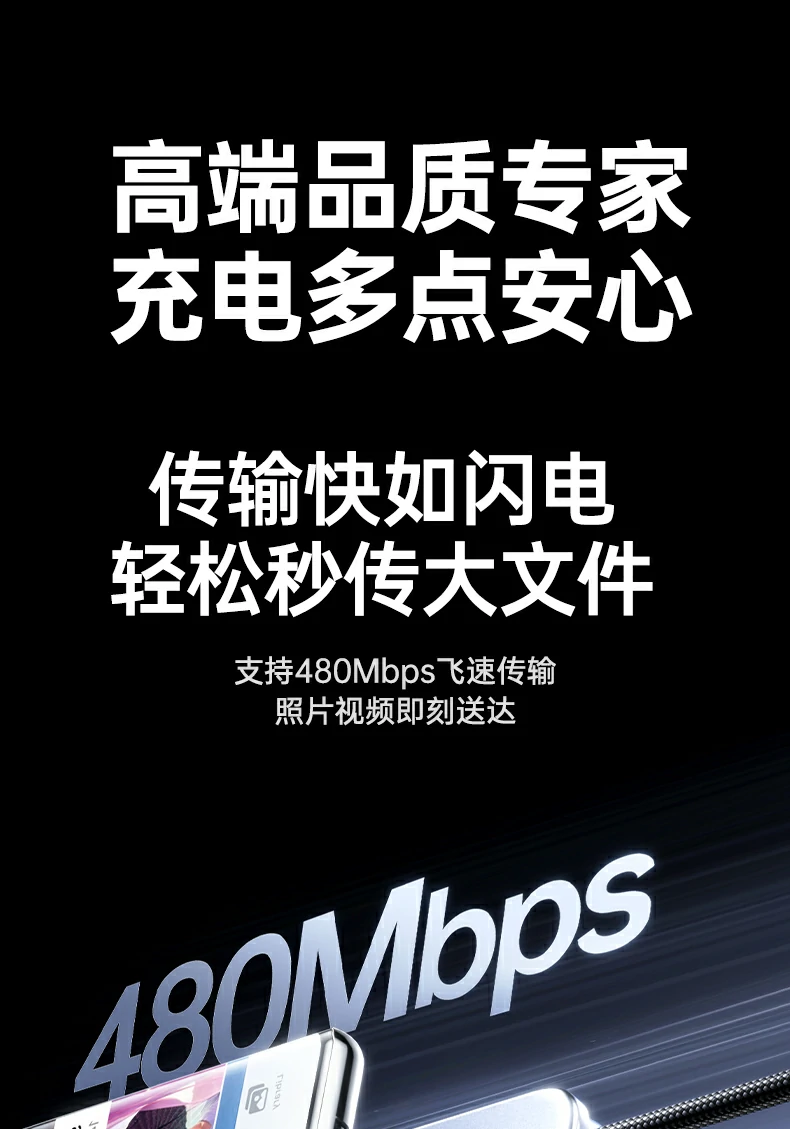 恒行6L529数显编织线，传输速度高达480Mbps