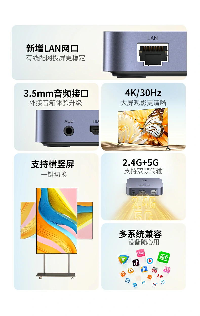 多设备兼容 恒行6CM703适配苹果华为小米手机电脑