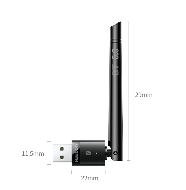 恒行6CM749蓝牙适配器轻盈便携出差办公皆可使用