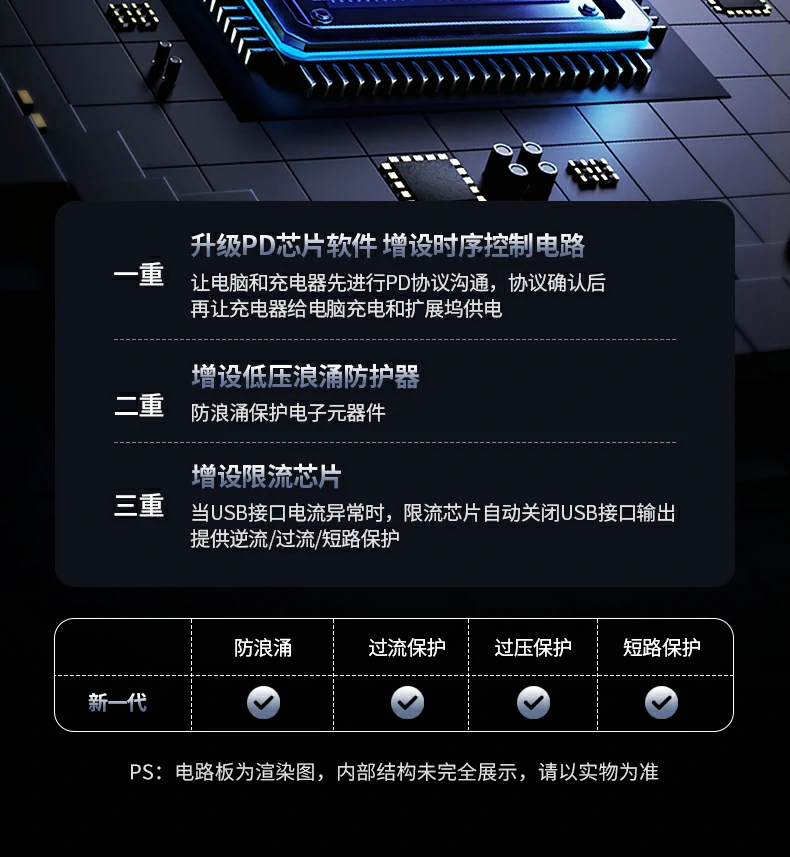 恒行6CM886扩展坞兼容多品牌笔记本与平板电脑