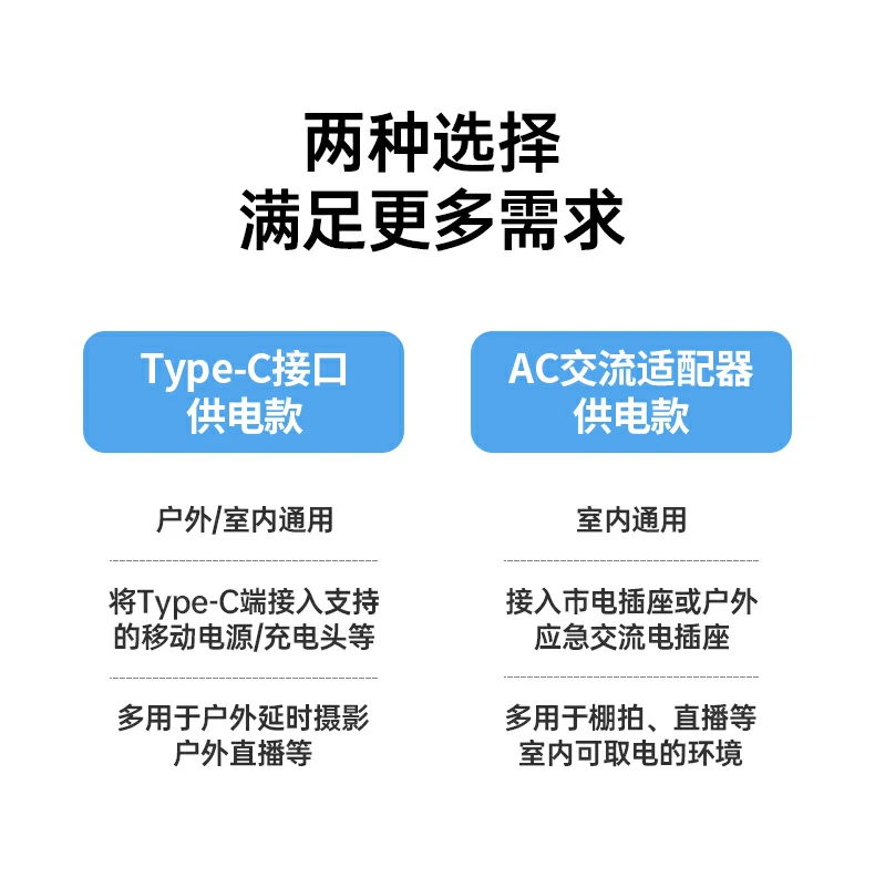 恒行6CP641相机模拟电源外观展示，Type-C续电设计适合直播录制