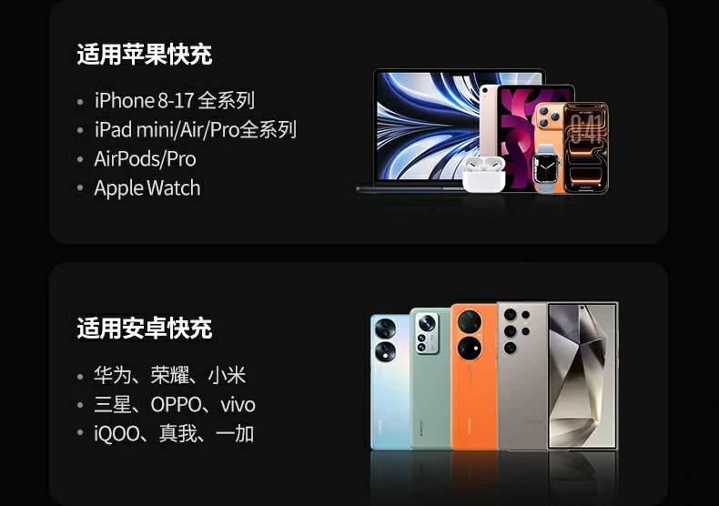 恒行6PB552 USB-C 185mm自带线 适配更灵活
