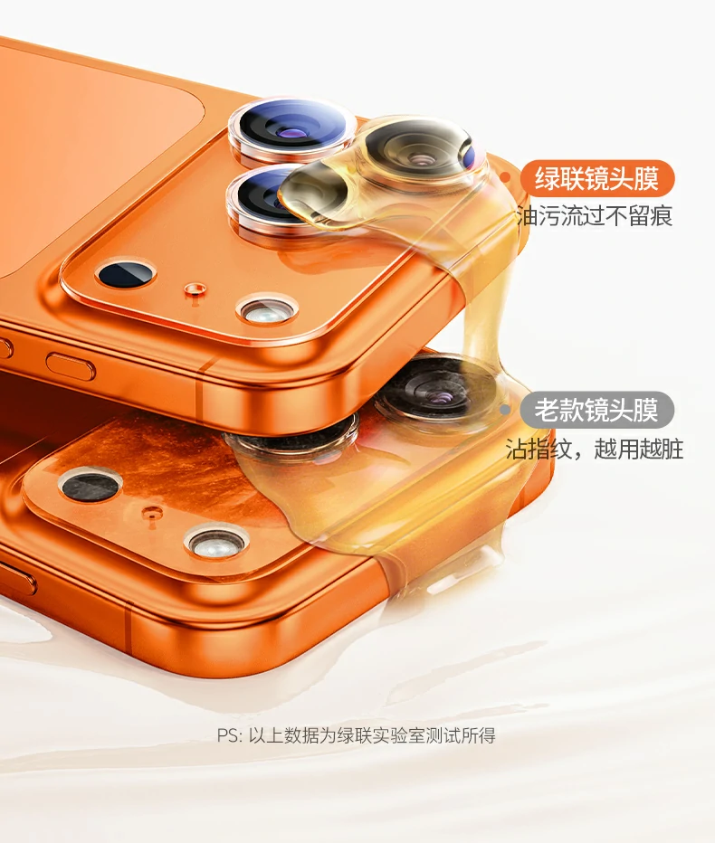 恒行6iPhone17镜头膜兼容原装保护壳，贴合自然不干扰使用