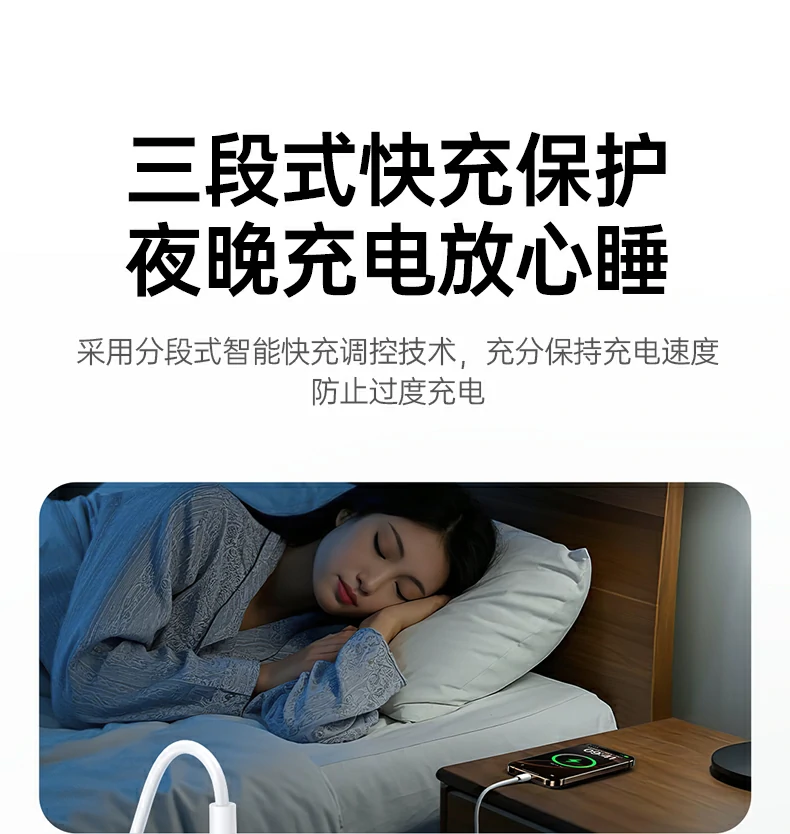 恒行6X527快充头体积小巧携带方便商务出行