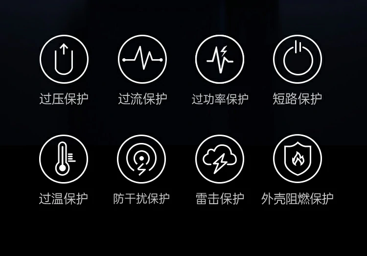 恒行6X569快充头采用安全保护芯片，防过压过流
