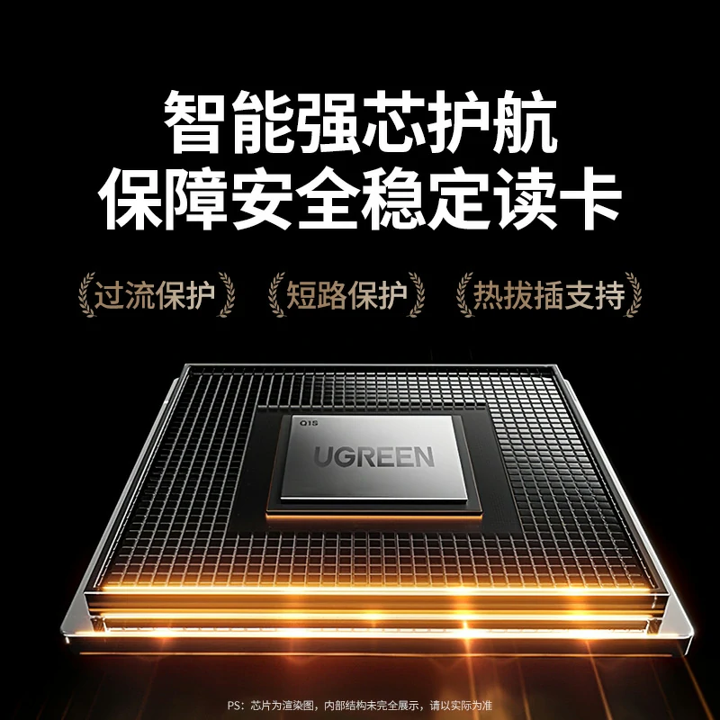 恒行6USB3.0读卡器 Type-C/USB-A双口双卡同读