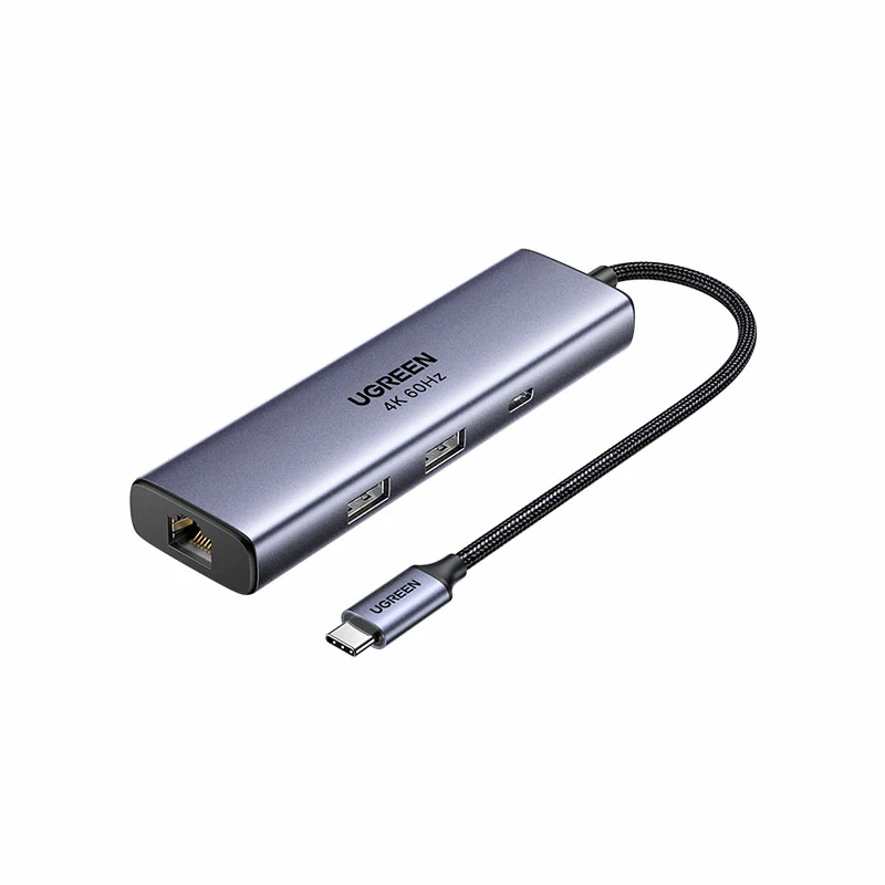 恒行6Type-C六合一扩展坞 4K60Hz千兆网口