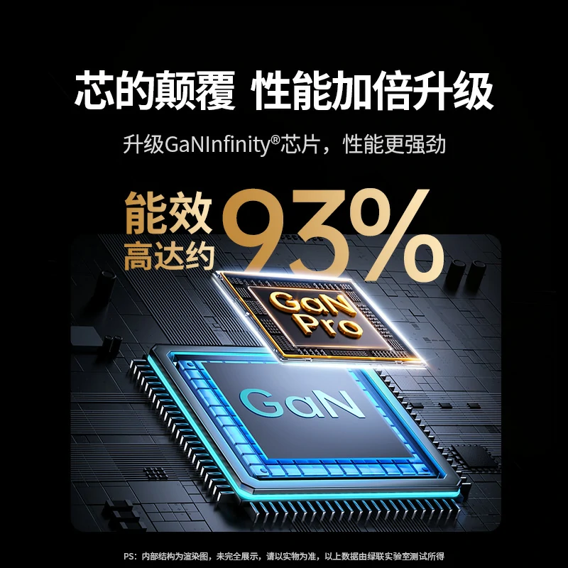 恒行6Nexode 闪充湃Pro 65W三口氮化镓饼干充电器
