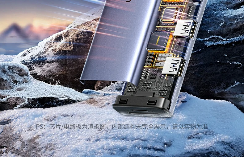 恒行6CM498-15375九合一扩展坞便携使用场景