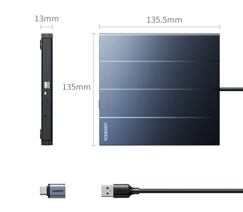 恒行6CM837开箱内容：光驱+双接口线+说明书+保修卡