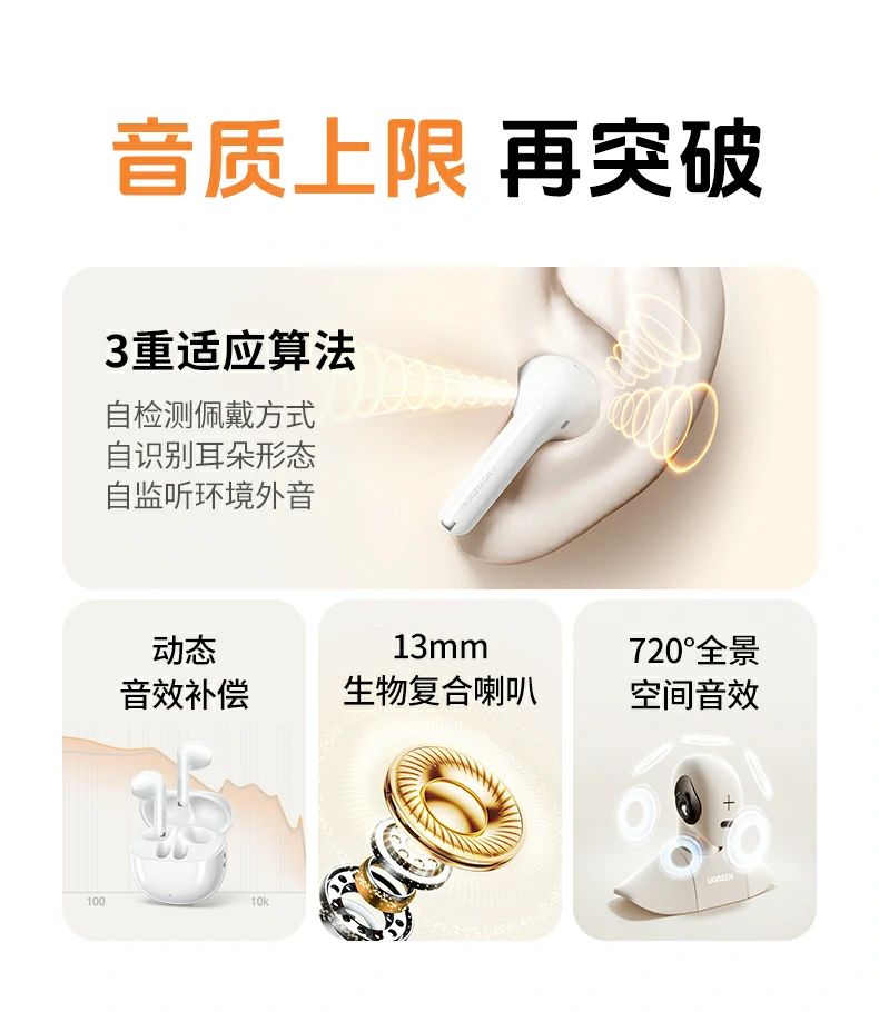 恒行6H5 Pro 13mm生物复合振膜HiFi音质特写