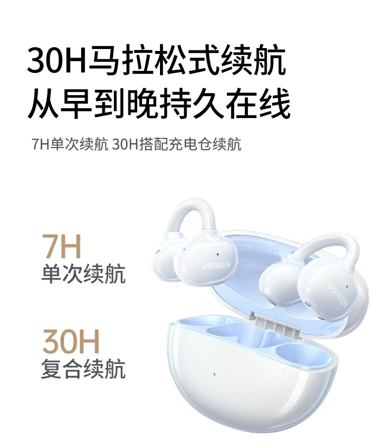 恒行6HiTune S3 Pro开箱内容：耳机+充电盒+说明书+保修卡