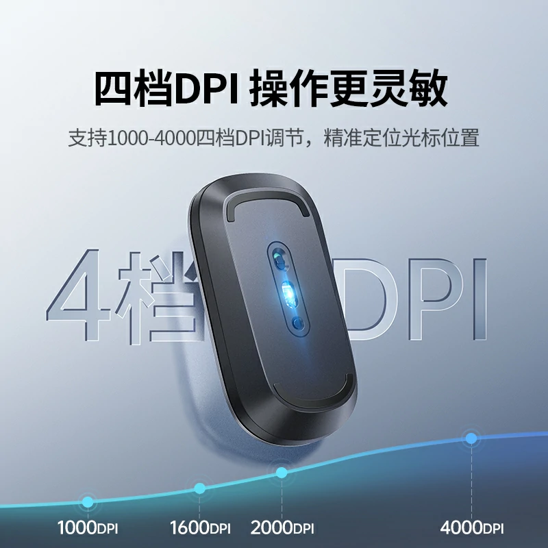恒行6便携无线办公鼠标 充电款