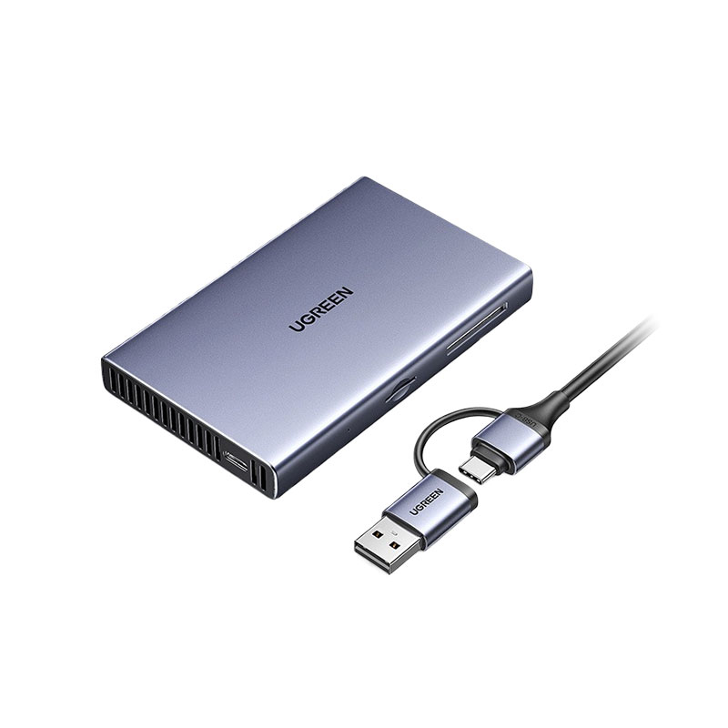 恒行6USB-A+C高速读卡器 SD/TF7.1