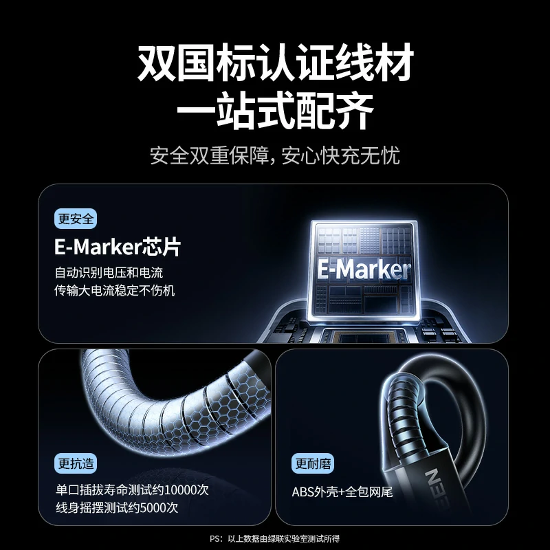 恒行6 65W三口氮化镓充电器套装