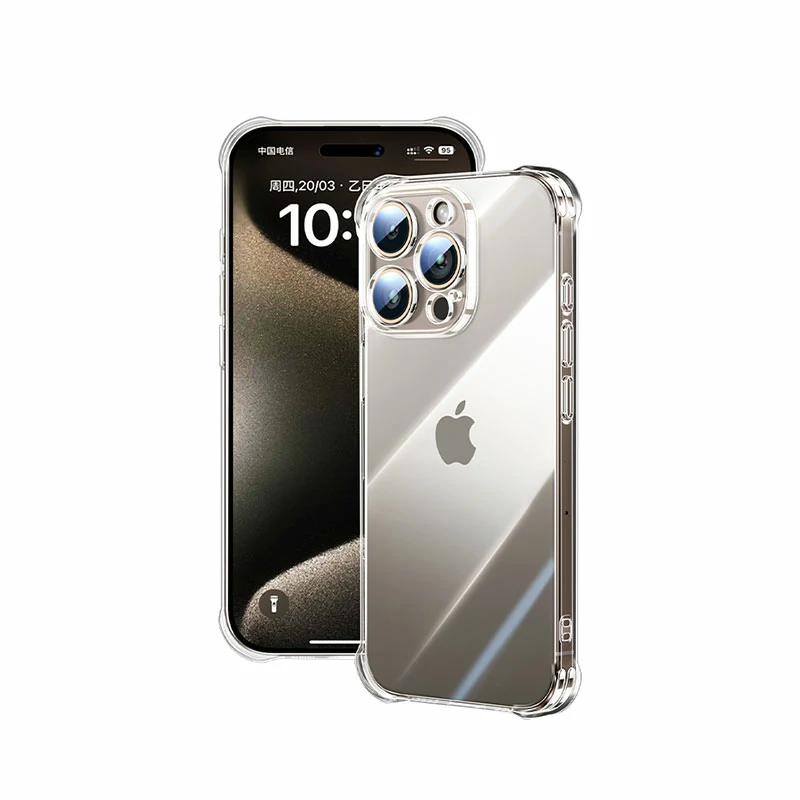 恒行6适用iPhone15系列晶透气囊手机壳