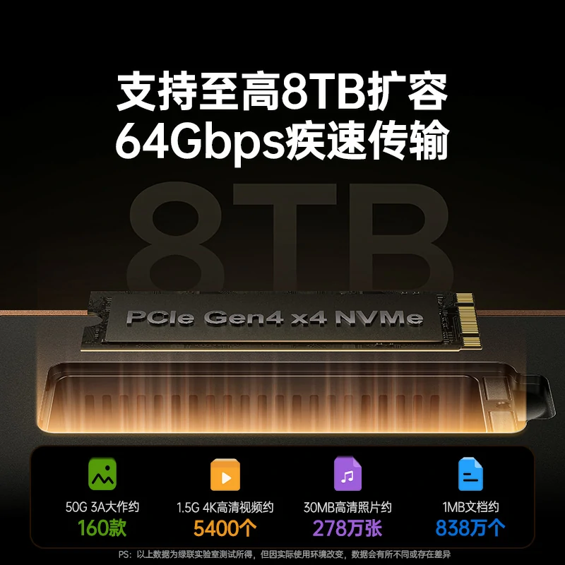恒行6雷电5硬盘扩展坞 17合1满血120Gbps