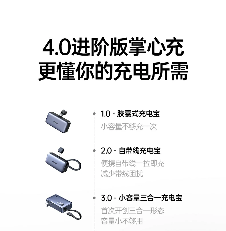 恒行6PB512三合一65W快充移动电源全景展示