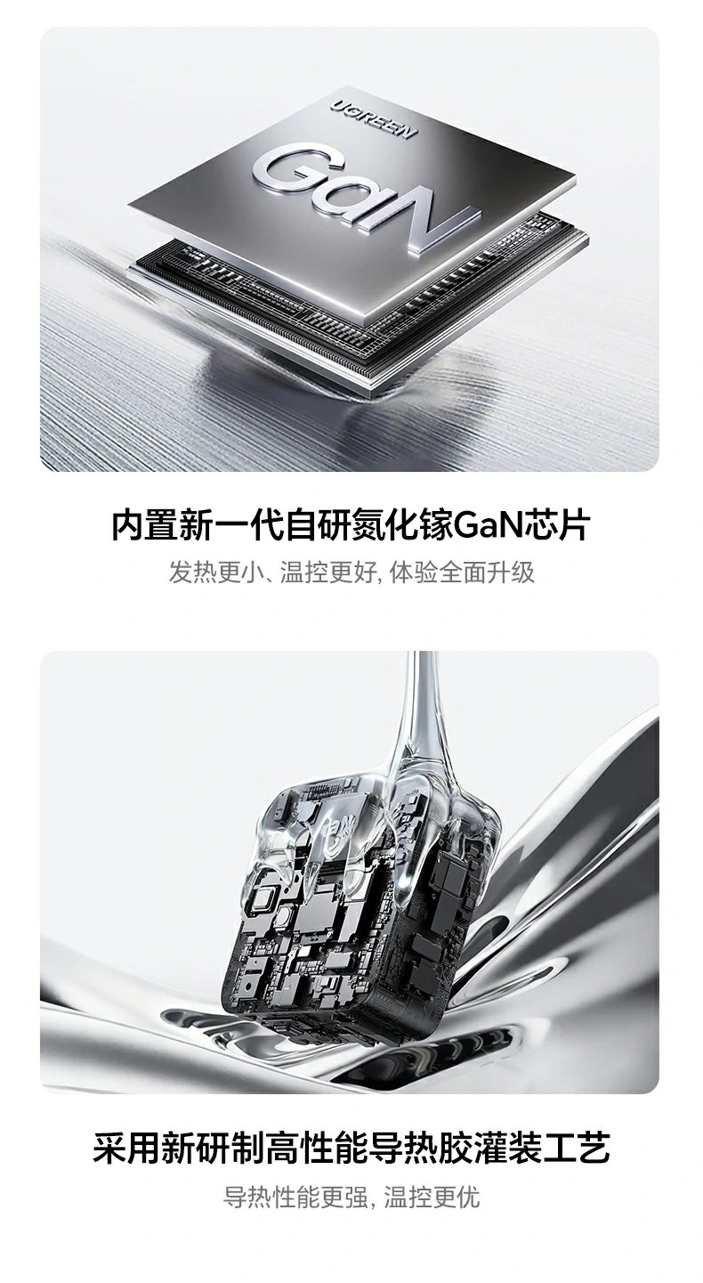 恒行6速显冲X773氮化镓芯片内部结构