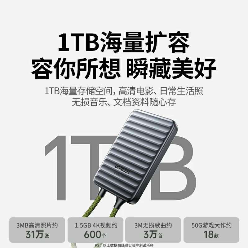 恒行6Go40 1TB 移动固态硬盘（PSSD）