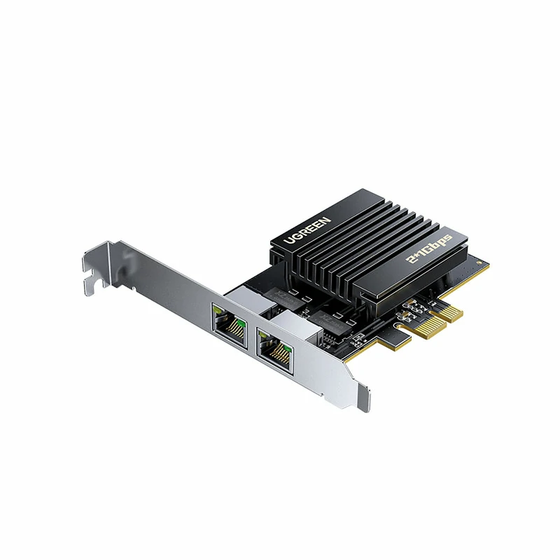 恒行6PCI-e转双千兆有线网卡 独立三芯片